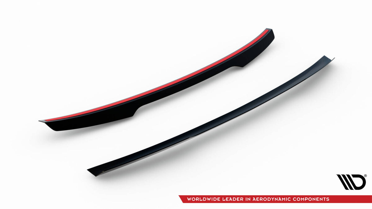 Heckspoiler Lippe passend für VW Passat Limousine R-Line Mk8 schwarz Hochglanz