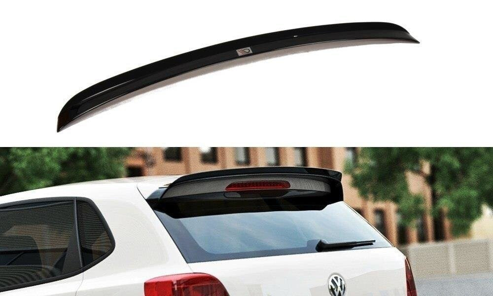 Heckspoiler Lippe passend für VW Polo GTI Mk5 FL schwarz Hochglanz