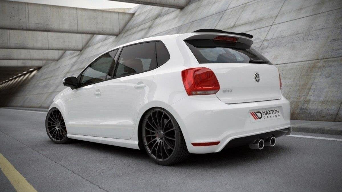 Heckspoiler Lippe passend für VW Polo GTI / R-Line Mk5 schwarz Hochglanz