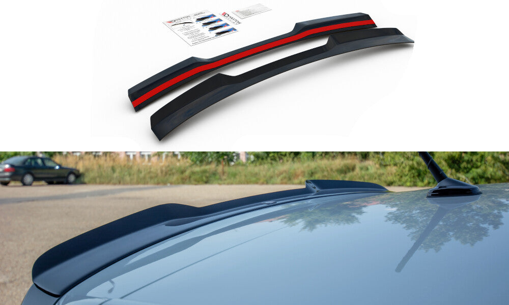 Heckspoiler Lippe passend für VW Polo GTI / R-line Mk6 schwarz Hochglanz
