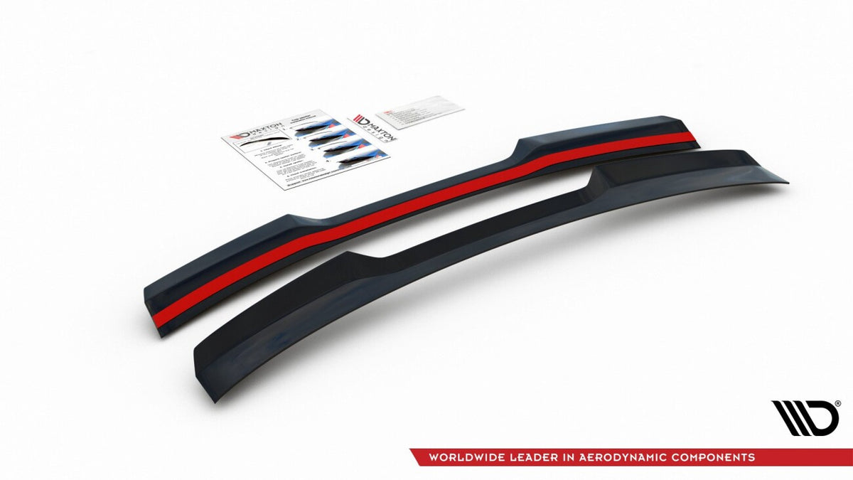 Heckspoiler Lippe passend für VW Polo GTI / R-line Mk6 schwarz Hochglanz