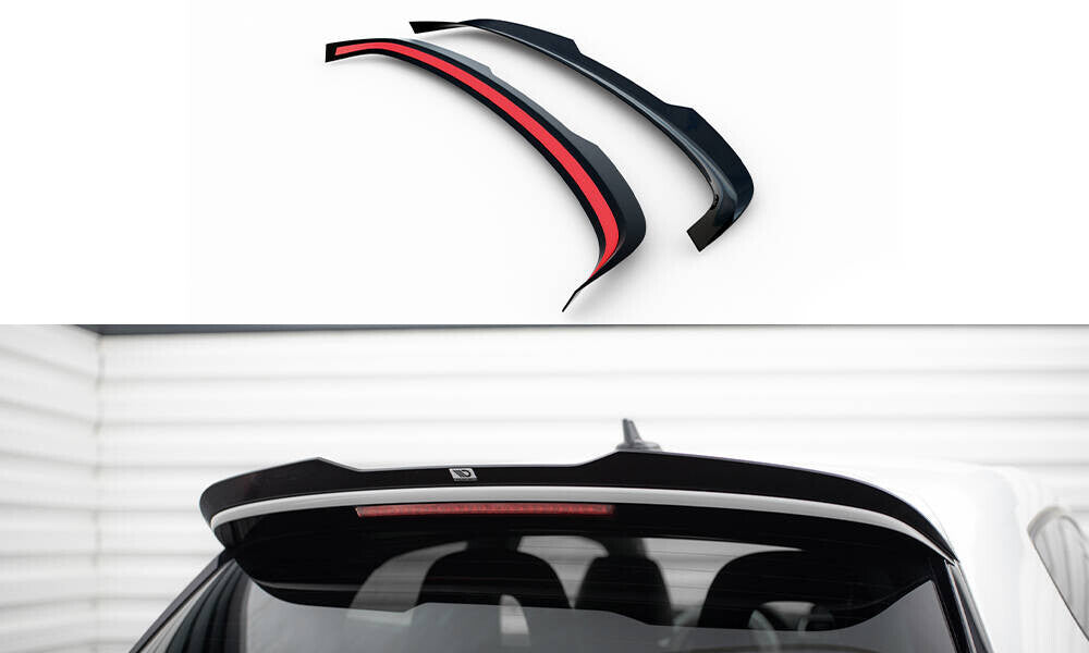 Heckspoiler Lippe passend für VW Scirocco Mk3 FL schwarz Hochglanz