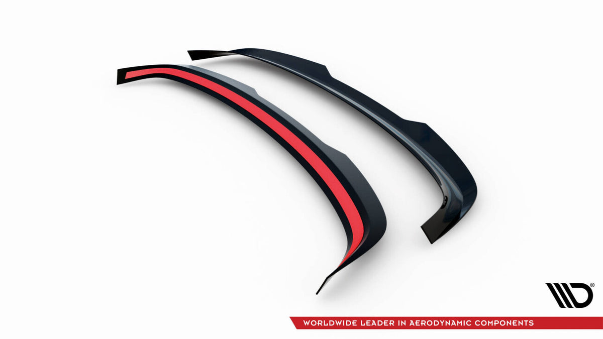 Heckspoiler Lippe passend für VW Scirocco Mk3 FL schwarz Hochglanz