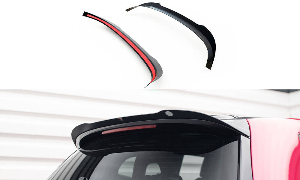 Heckspoiler Lippe passend für VW Scirocco Mk3 schwarz Hochglanz
