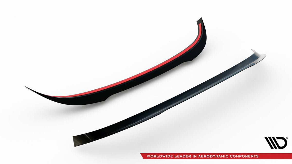 Heckspoiler Lippe passend für VW Scirocco Mk3 schwarz Hochglanz