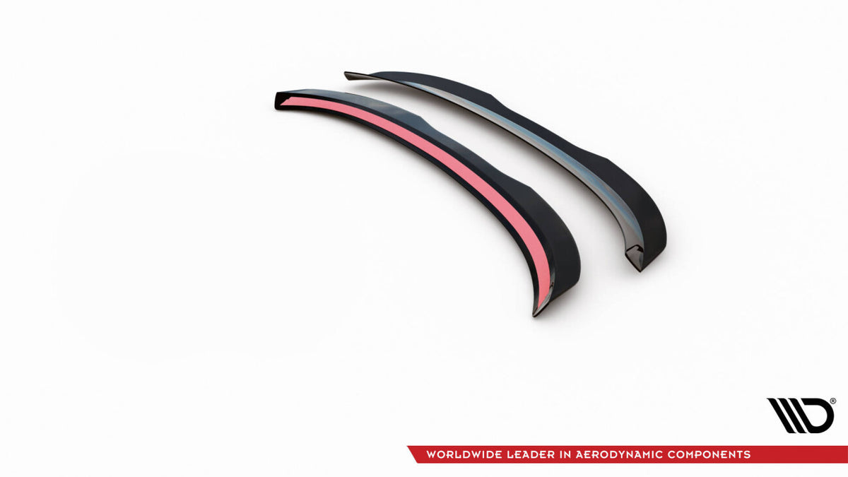 Heckspoiler Lippe passend für VW Scirocco R schwarz Hochglanz