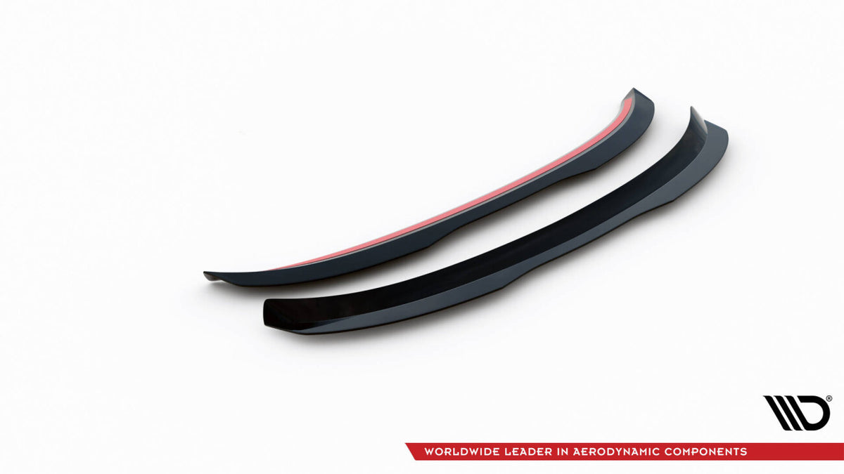 Heckspoiler Lippe passend für VW Scirocco R schwarz Hochglanz