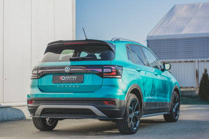 Heckspoiler Lippe passend für VW T-Cross schwarz Hochglanz