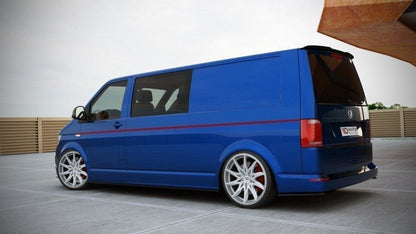 Heckspoiler Lippe passend für VW T6 schwarz Hochglanz