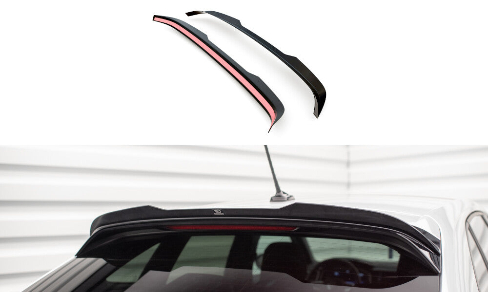 Heckspoiler Lippe passend für VW Taigo R-Line Mk1 schwarz Hochglanz