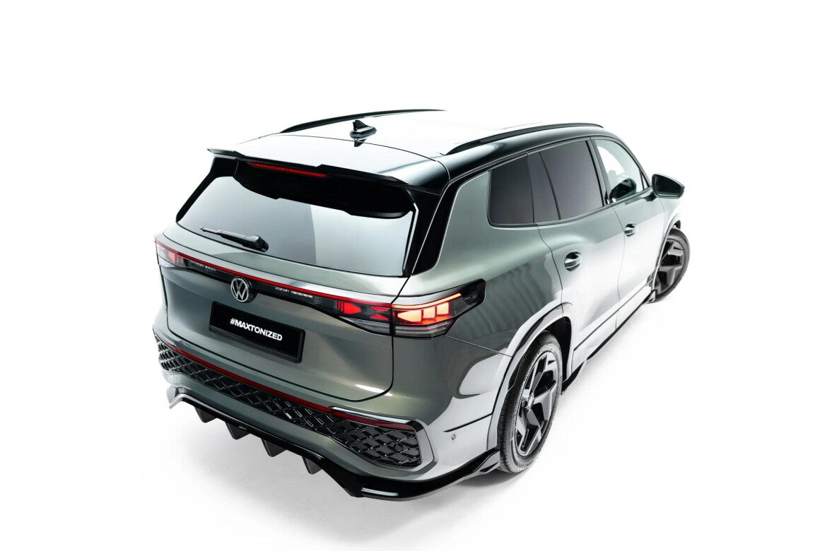 Heckspoiler Lippe passend für VW Tayron R-Line Mk1 schwarz Hochglanz