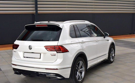 Heckspoiler Lippe passend für Vw Tiguan Mk2 R-Line schwarz Hochglanz