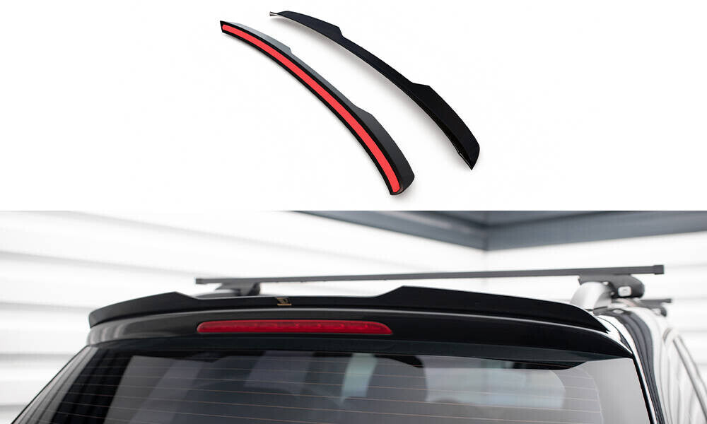 Heckspoiler Lippe passend für VW Touareg Mk2 schwarz Hochglanz