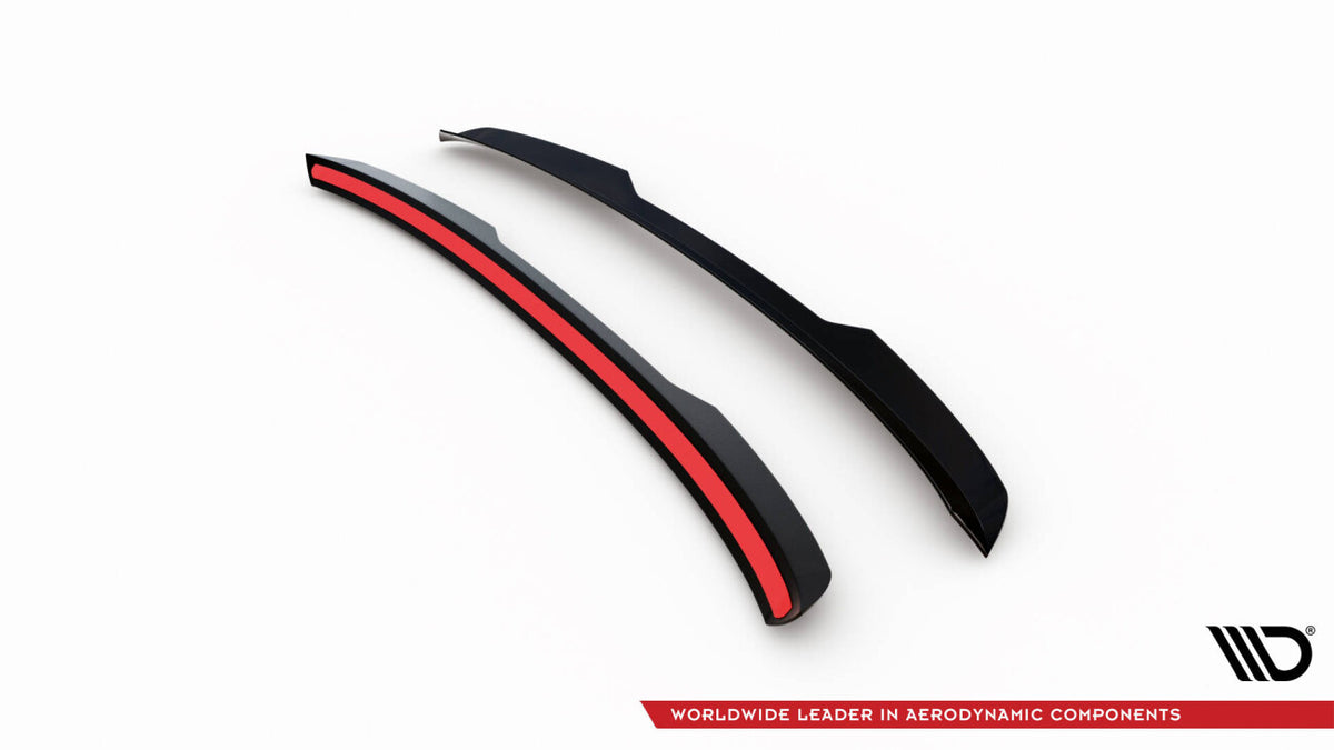 Heckspoiler Lippe passend für VW Touareg Mk2 schwarz Hochglanz