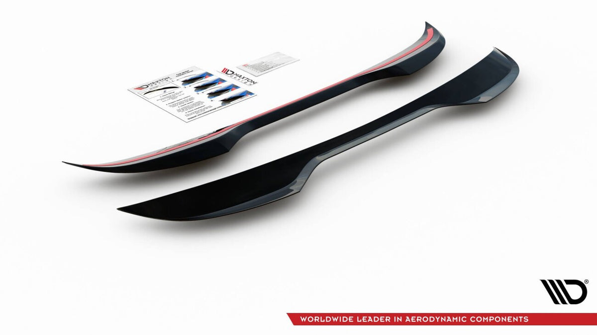 Heckspoiler Lippe passend für VW Up GTI schwarz Hochglanz