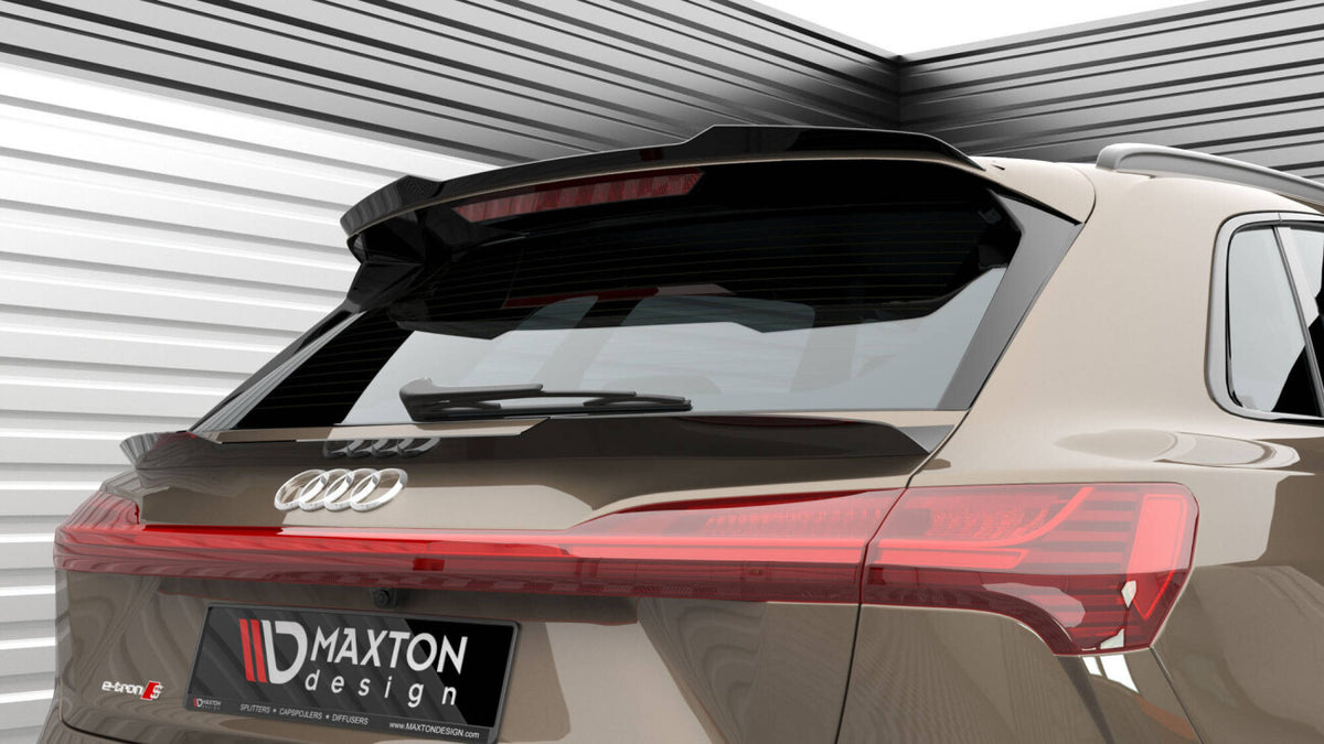 Heckspoiler Lippe unten passend für Audi e-tron schwarz Hochglanz