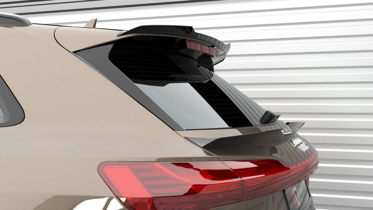 Heckspoiler Lippe unten passend für Audi e-tron schwarz Hochglanz