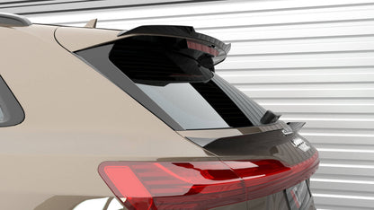 Heckspoiler Lippe unten passend für Audi e-tron schwarz Hochglanz