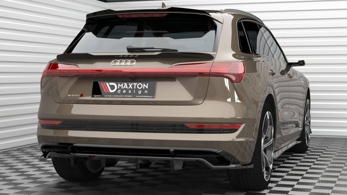 Heckspoiler Lippe unten passend für Audi e-tron schwarz Hochglanz