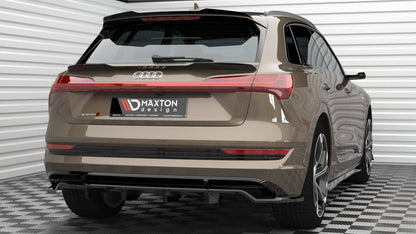 Heckspoiler Lippe unten passend für Audi e-tron schwarz Hochglanz