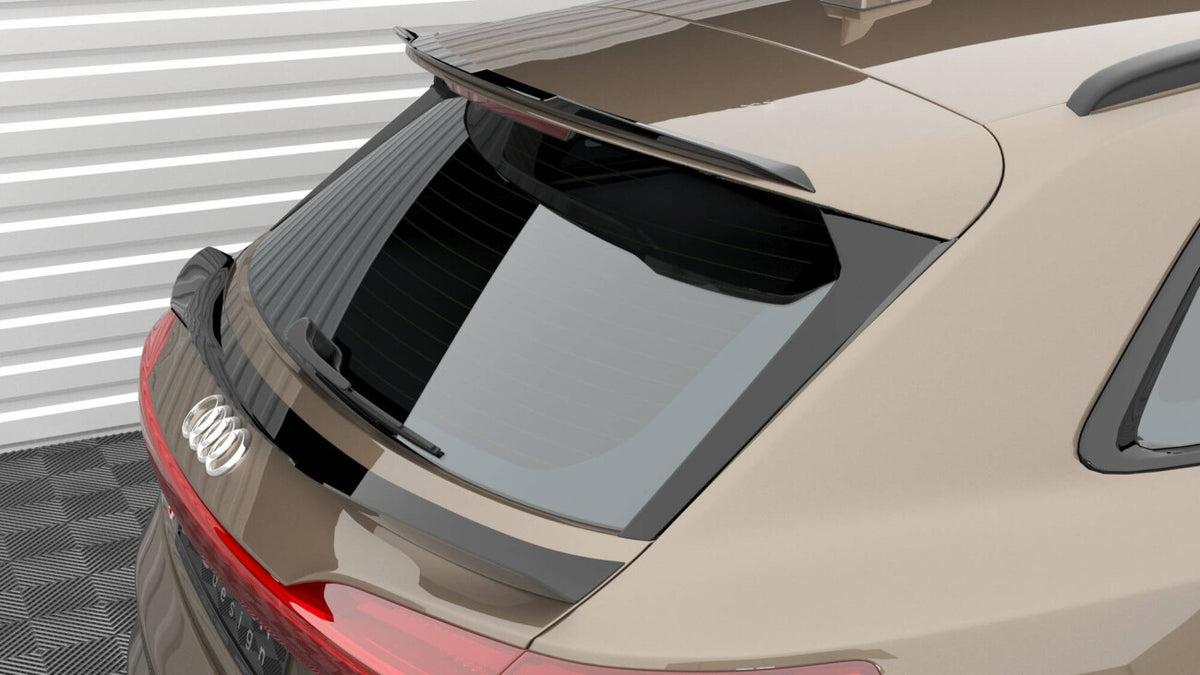 Heckspoiler Lippe unten passend für Audi e-tron schwarz Hochglanz