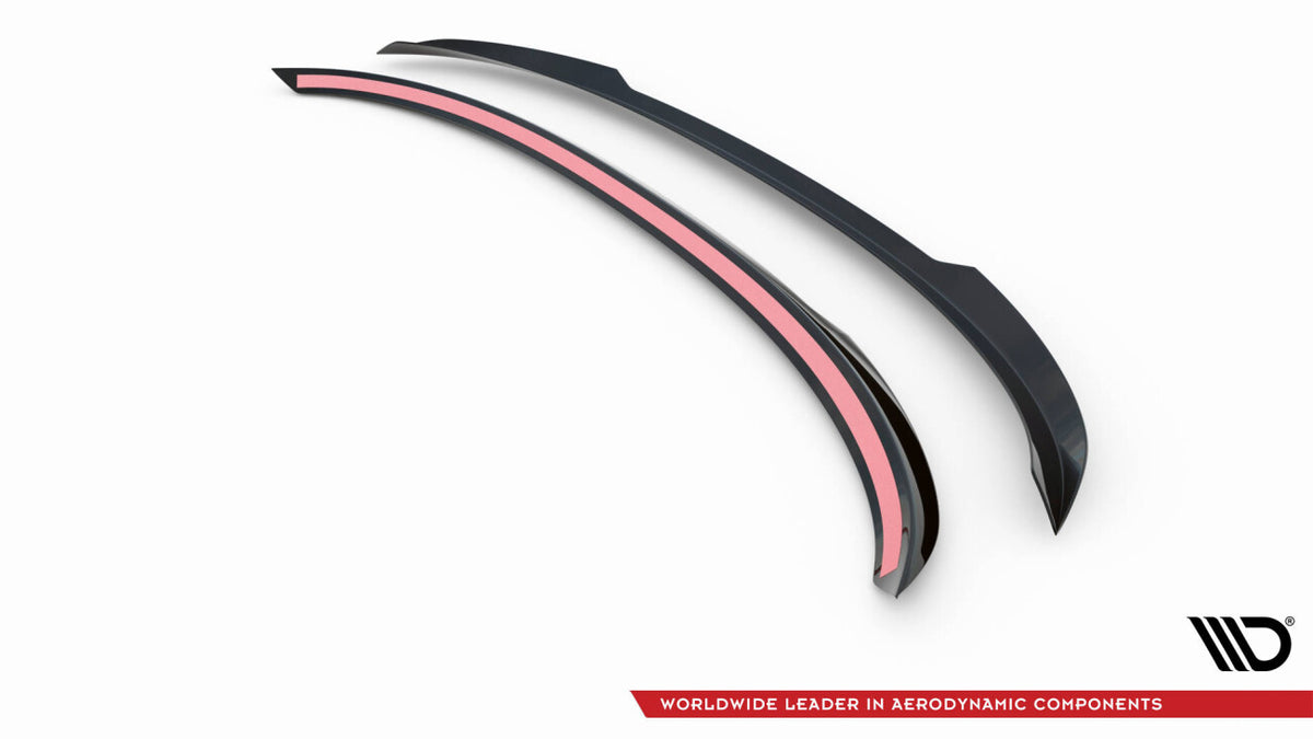 Heckspoiler Lippe unten passend für Audi SQ5 / Q5 S-Line Sportback Mk2 FL schwarz Hochglanz