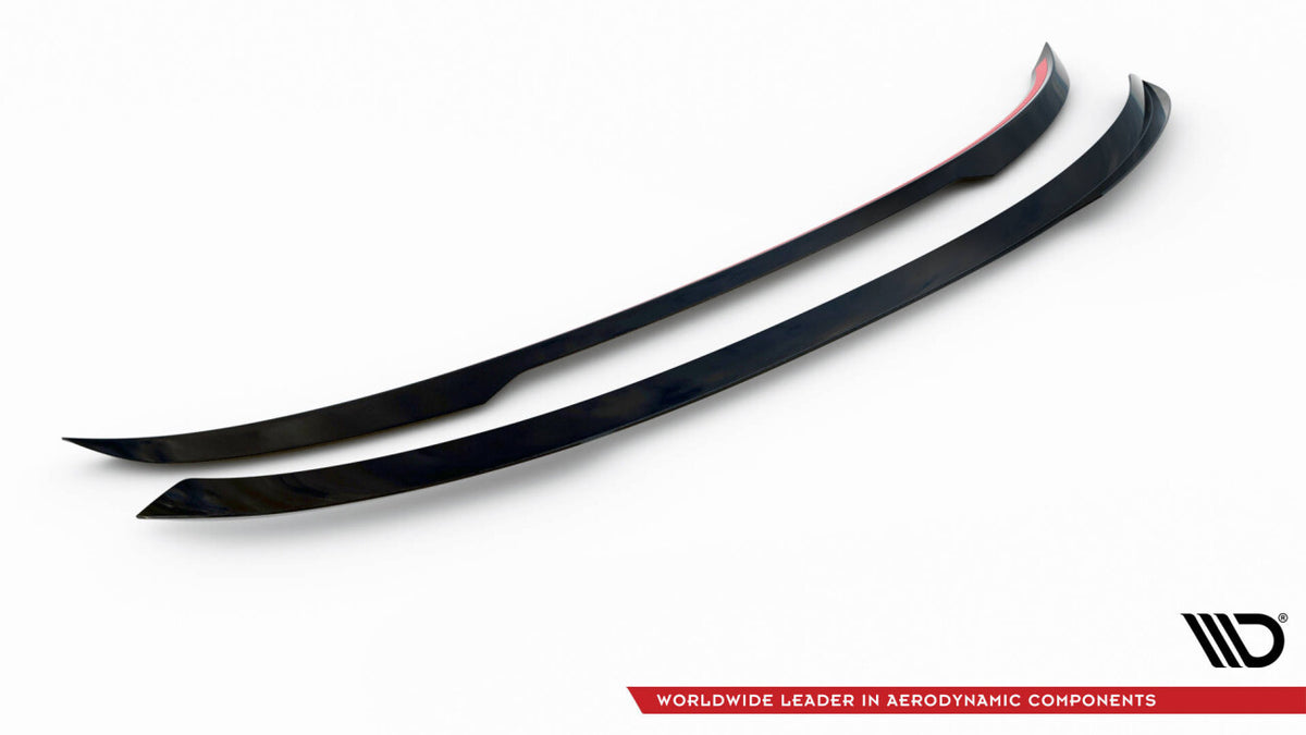 Heckspoiler Lippe unten passend für Audi SQ5 / Q5 S-Line Sportback Mk2 FL schwarz Hochglanz