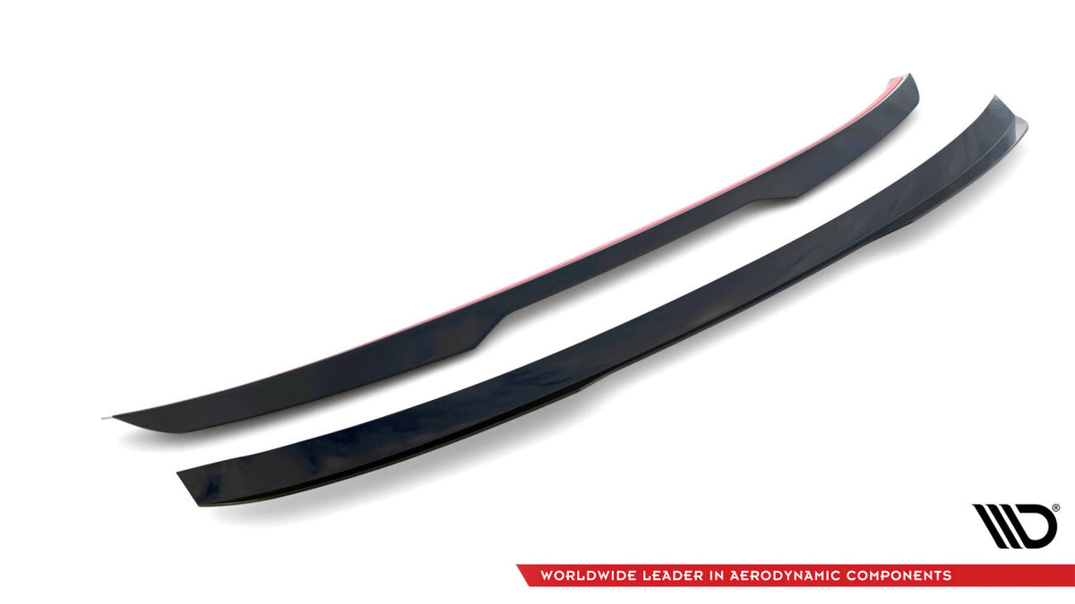 Heckspoiler Lippe unten passend für Ford Mustang Mach-E Mk1 schwarz Hochglanz