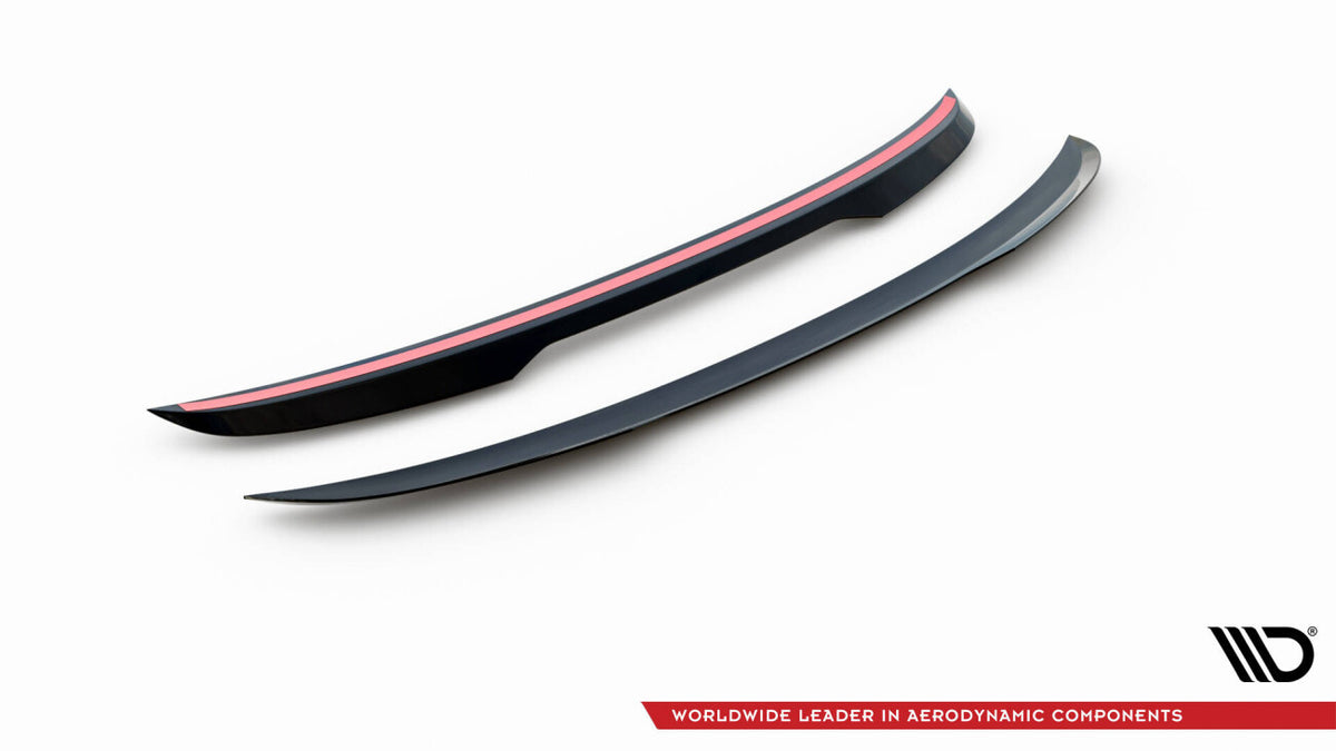 Heckspoiler Lippe unten passend für Porsche 911 992 GT3 schwarz Hochglanz