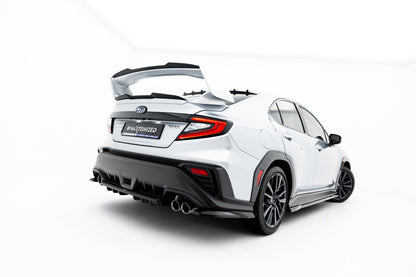 Heckspoiler Lippe unten passend für Subaru WRX STI Mk2 schwarz Hochglanz