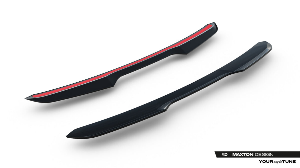 Heckspoiler Lippe unten passend für Subaru WRX STI Mk2 schwarz Hochglanz