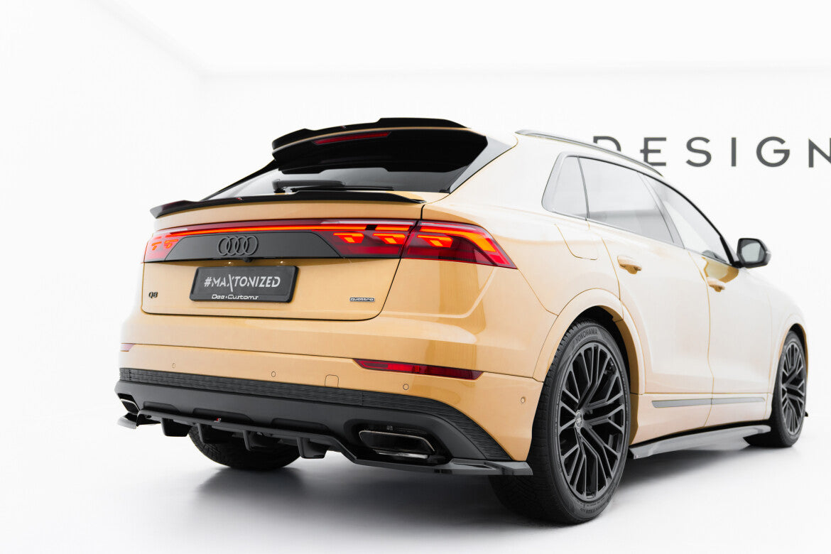 Heckspoiler Lippe unten V.1 passend für Audi RSQ8 Mk1 FL schwarz Hochglanz
