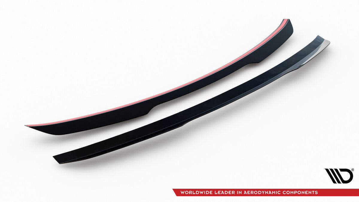 Heckspoiler Lippe unten V.1 passend für Audi RSQ8 Mk1 FL schwarz Hochglanz