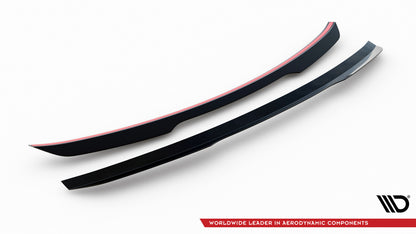 Heckspoiler Lippe unten V.1 passend für Audi RSQ8 Mk1 FL schwarz Hochglanz