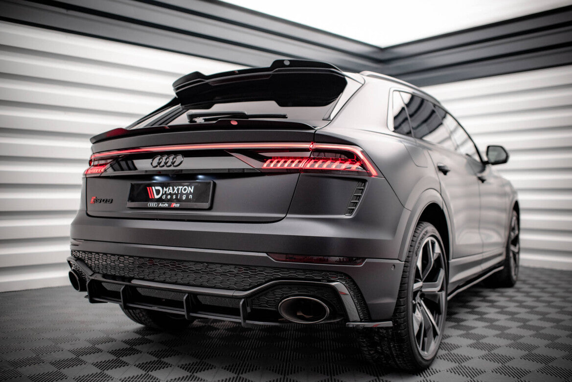 Heckspoiler Lippe unten V.2 passend für Audi RSQ8 Mk1 FL schwarz Hochglanz