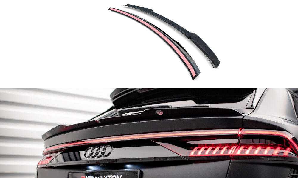 Heckspoiler Lippe unten V.2 passend für Audi RSQ8 Mk1 FL schwarz Hochglanz