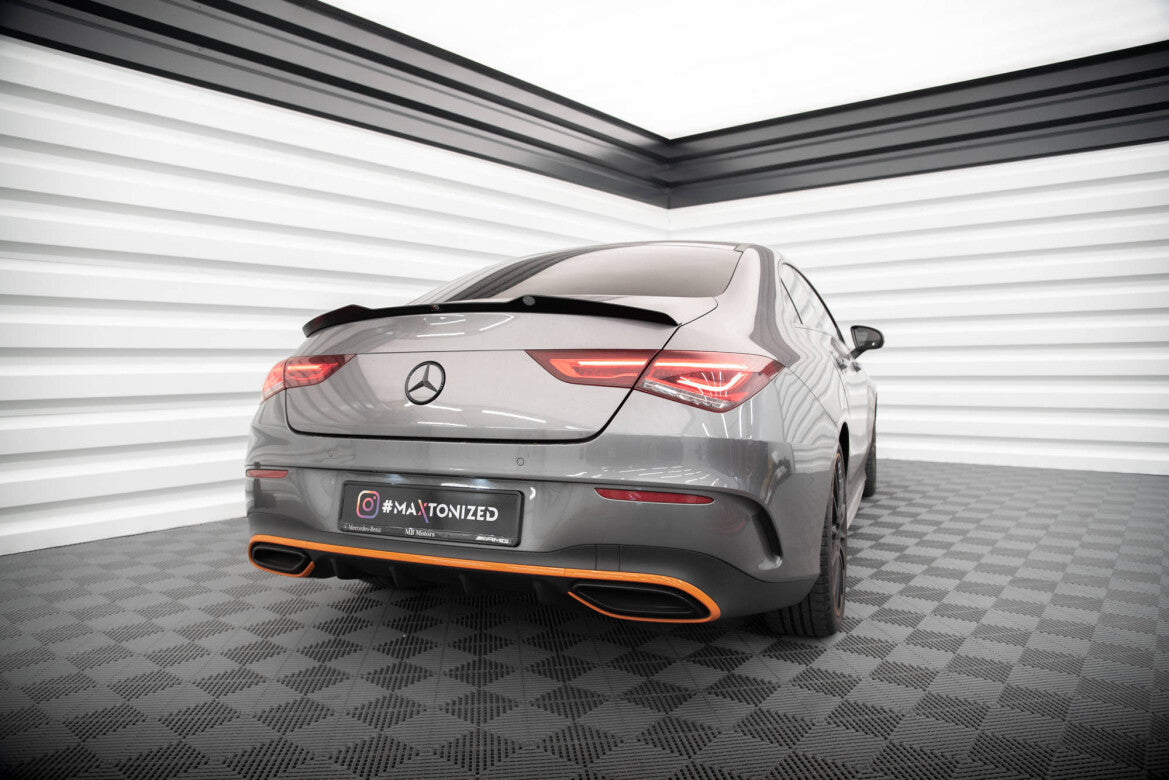 Heckspoiler Lippe V.1 für Mercedes-Benz CLA Coupe C118 schwarz Hochglanz