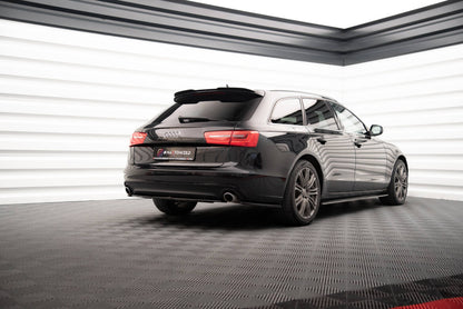 Heckspoiler Lippe V.1 passend für Audi A6 C7 Avant schwarz Hochglanz