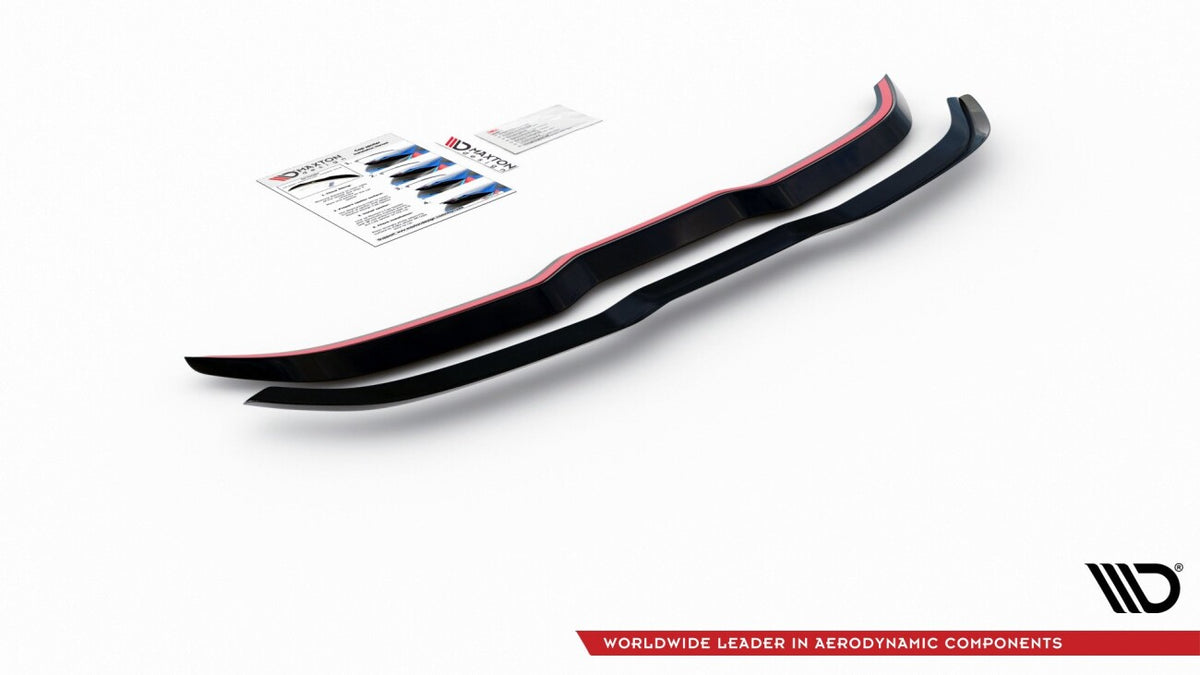 Heckspoiler Lippe V.1 passend für Ford Focus Hatchback ST Mk4 schwarz Hochglanz