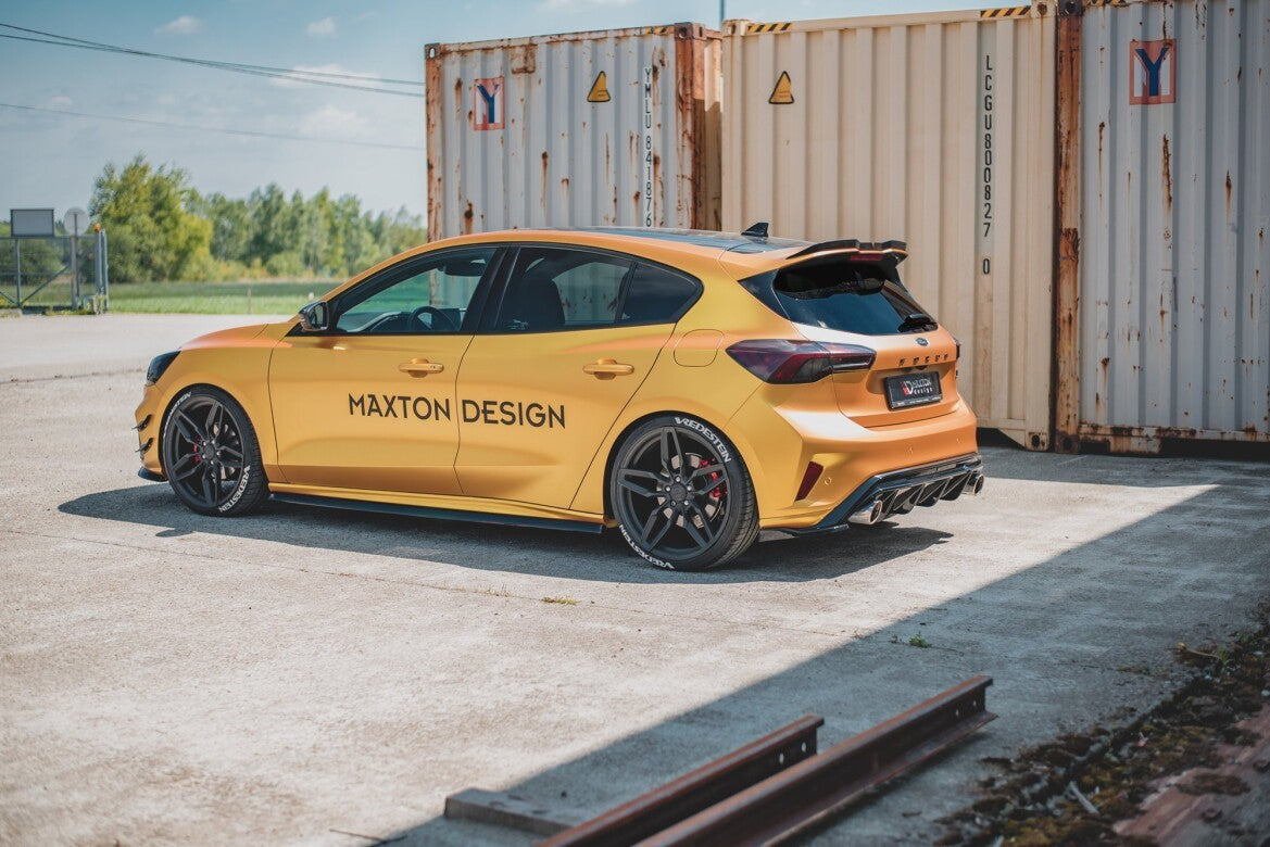 Heckspoiler Lippe V.1 passend für Ford Focus Hatchback ST Mk4 schwarz Hochglanz
