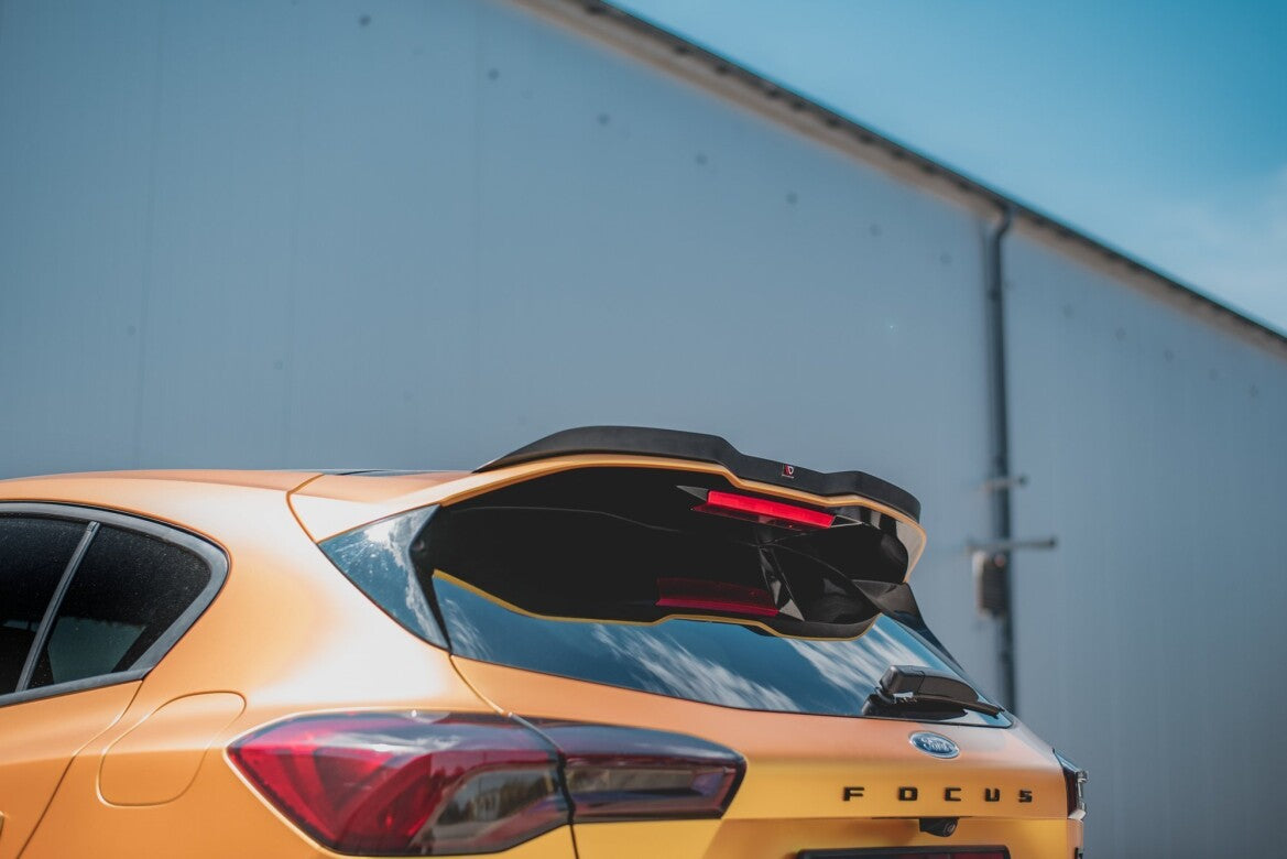 Heckspoiler Lippe V.1 passend für Ford Focus Hatchback ST Mk4 schwarz Hochglanz