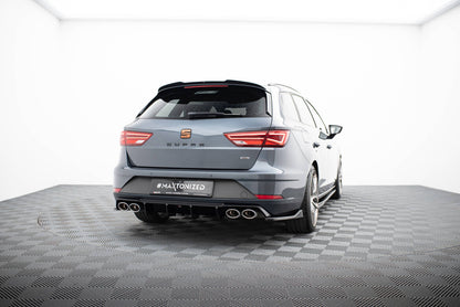 Heckspoiler Lippe V.1 passend für Seat Leon CUPRA ST Mk3 / Mk3 FL schwarz Hochglanz