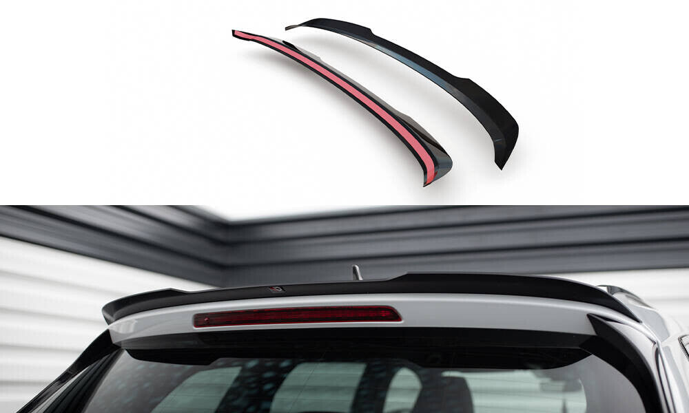 Heckspoiler Lippe V.1 passend für Skoda Kodiaq Mk1 Sportline/RS schwarz Hochglanz