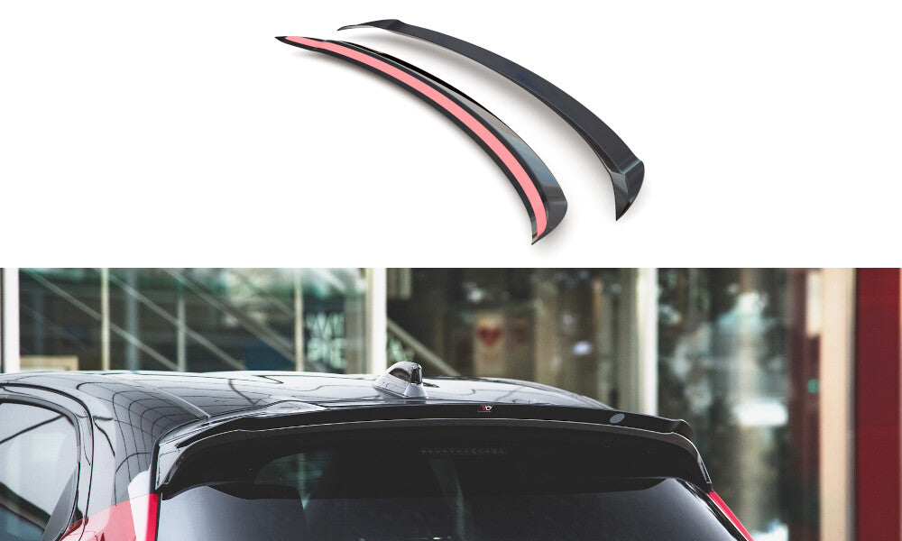 Heckspoiler Lippe V.1 passend für Toyota Yaris Mk4 schwarz Hochglanz
