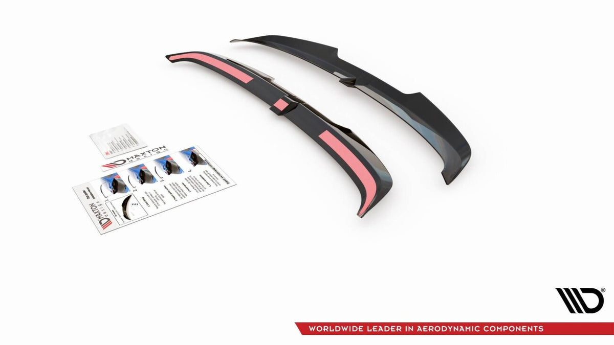 Heckspoiler Lippe V.2 passend für Audi RS3 / S3 / A3 S-Line Sportback 8Y / 8Y FL schwarz Hochglanz