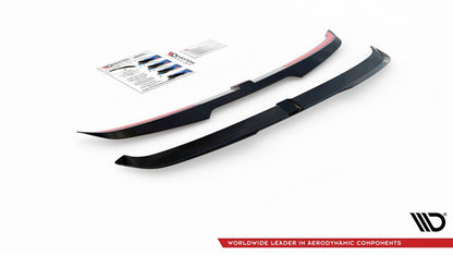 Heckspoiler Lippe V.2 passend für Audi RS3 / S3 / A3 S-Line Sportback 8Y / 8Y FL schwarz Hochglanz
