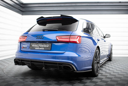 Heckspoiler Lippe V.2 passend für Audi RS6 C7 / C7 FL schwarz Hochglanz