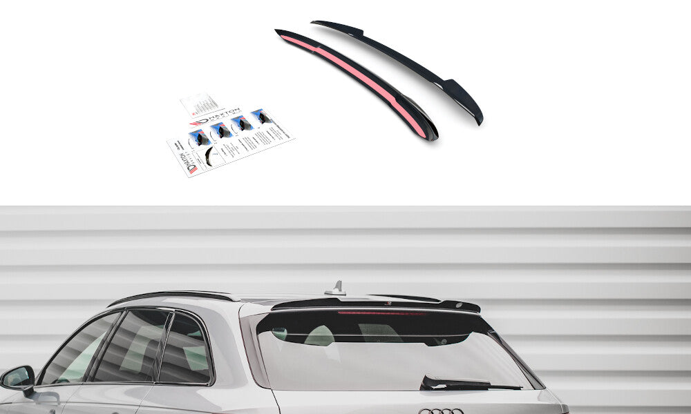 Heckspoiler Lippe V.2 passend für Audi S4 / A4 S-Line Avant B9 schwarz Hochglanz