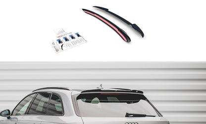 Heckspoiler Lippe V.2 passend für Audi S4 / A4 S-Line Avant B9 schwarz Hochglanz