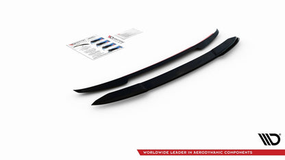 Heckspoiler Lippe V.2 passend für Audi S4 / A4 S-Line Avant B9 schwarz Hochglanz